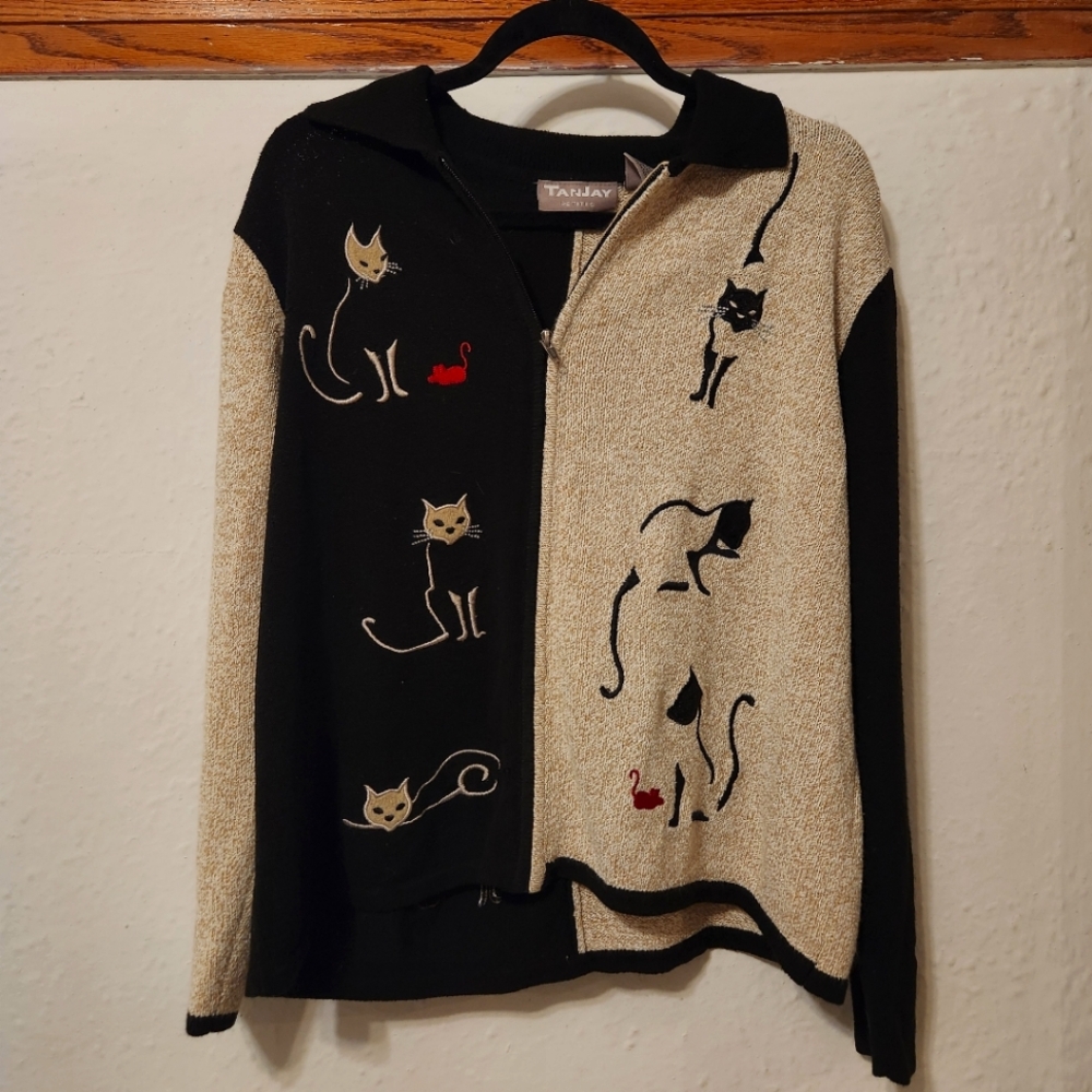 Knit Cat Sweater